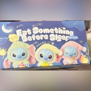Stitch eat something before sleep